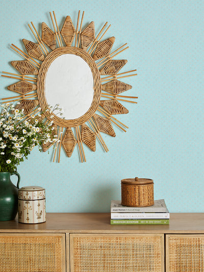 dotted swiss wallpaper by sarah jessica parker sky