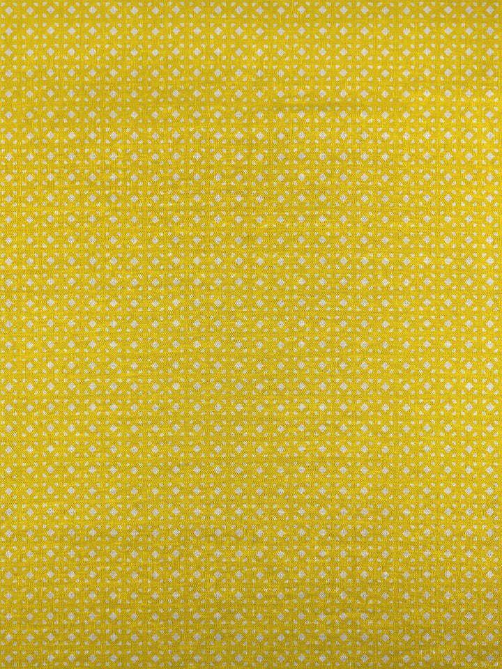 fabric by the yard barbie dreamhouse breezeblocks daffodil