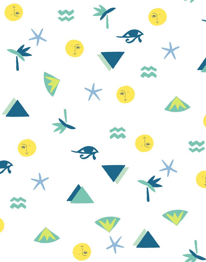 egyptian icons green