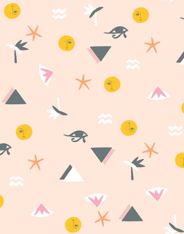 egyptian icons peach