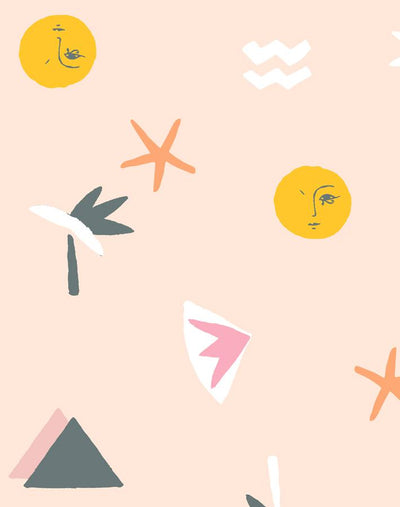 egyptian icons peach