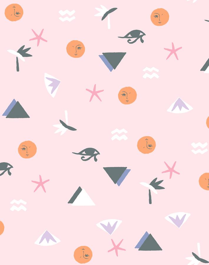 egyptian icons pink
