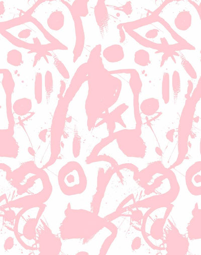 'El Quijote' Wallpaper by Chris Benz - Pink
