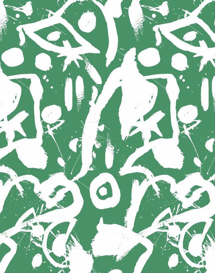 Papier peint « El Quijote » par Chris Benz - Kelly Green