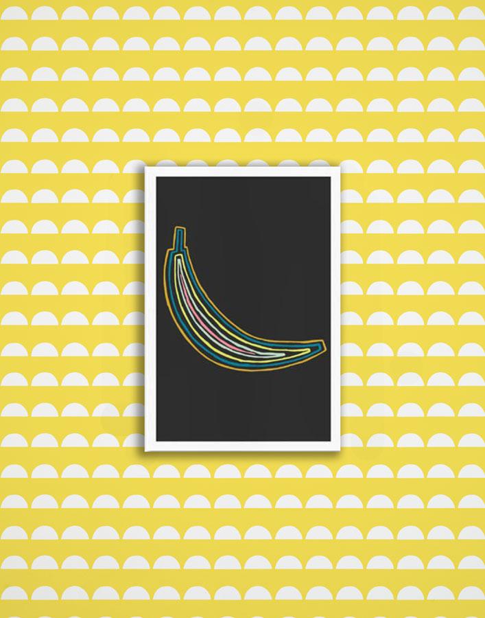 Artshoppe Electric Banana by Tea Collection