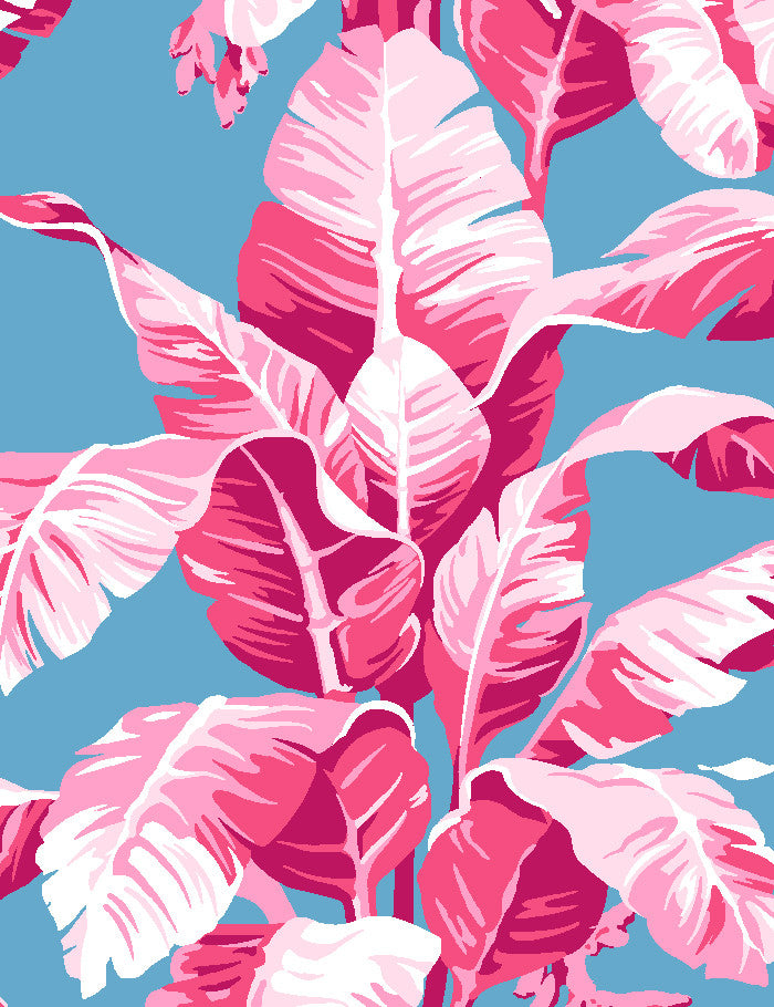 'Electric Palm' Wallpaper by Nathan Turner - Pool