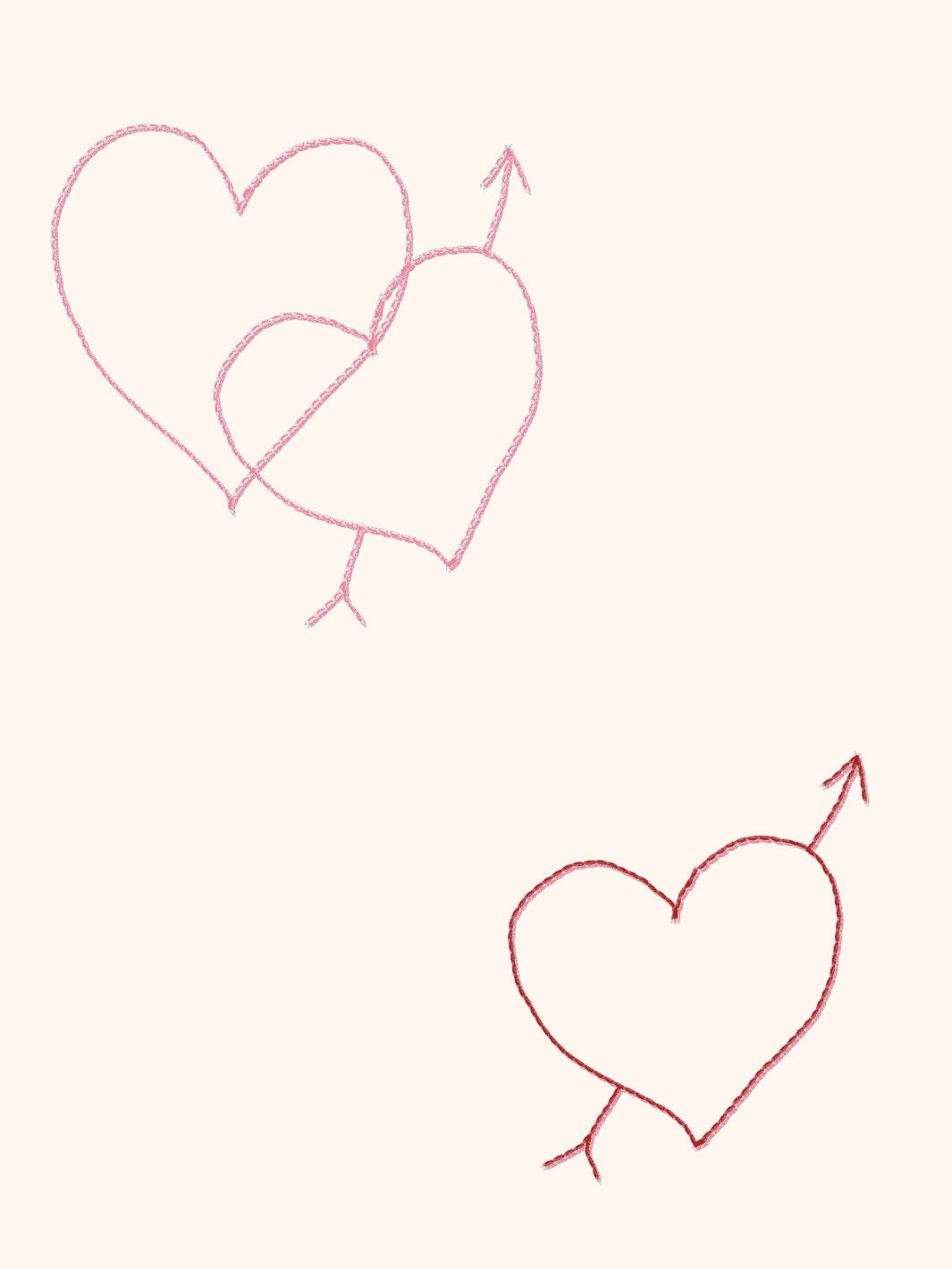 embroidered hearts wallpaper by lingua franca ivory