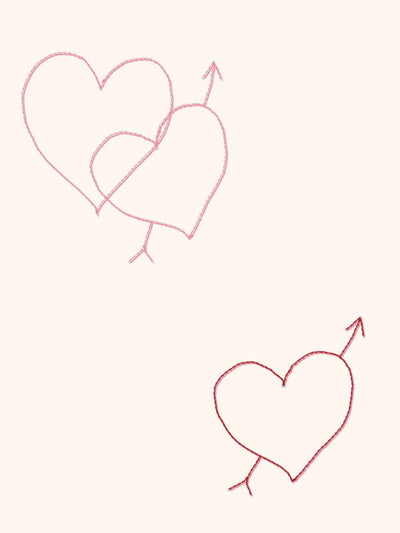embroidered hearts wallpaper by lingua franca ivory