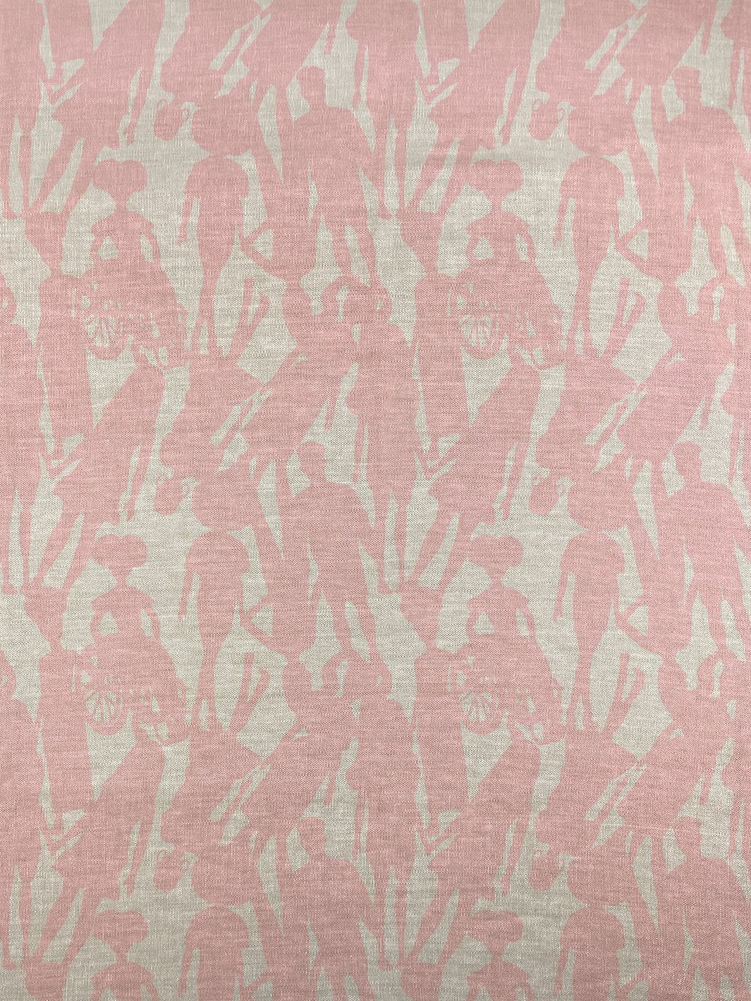 fabric by the yard fashionista silhouettes pink