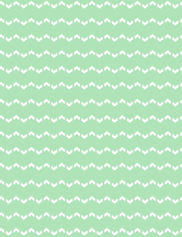 'Fes Zag' Wallpaper by Wallshoppe - Mermaid Green