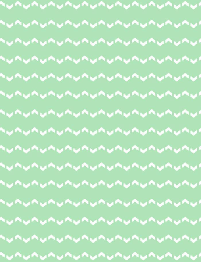 'Fes Zag' Wallpaper by Wallshoppe - Mermaid Green