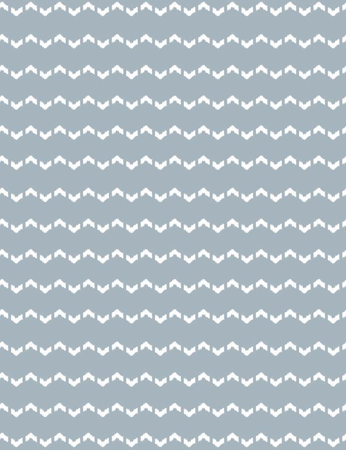 'Fes Zag' Wallpaper by Wallshoppe - Slate Gray