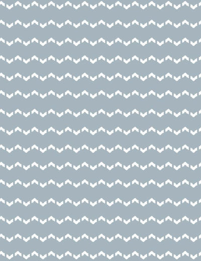 'Fes Zag' Wallpaper by Wallshoppe - Slate Gray