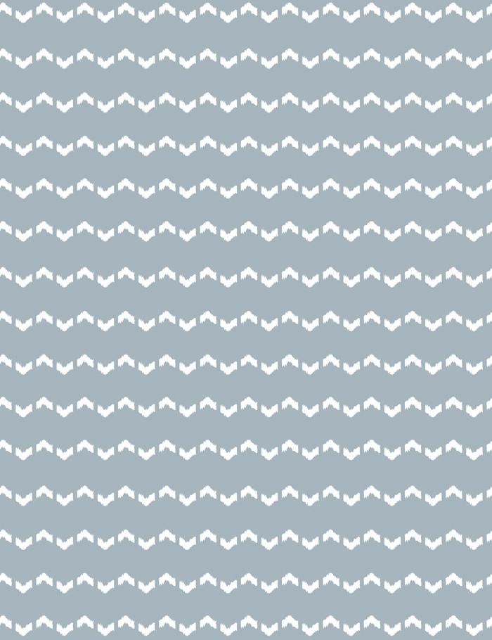 'Fes Zag' Wallpaper by Wallshoppe - Slate Gray