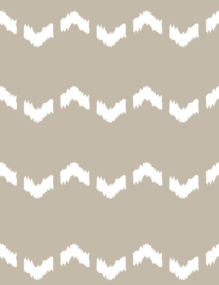 'Fes Zag' Wallpaper by Wallshoppe - With Milk