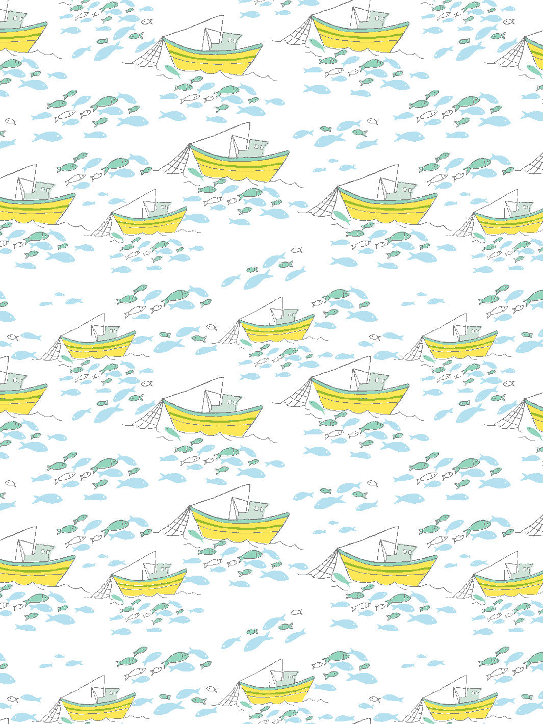 fishing-boats-wallpaper-by-tea-collection-white