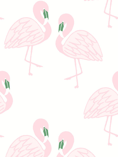 'Flamingos' Wallpaper by Tea Collection - Beverly Hills