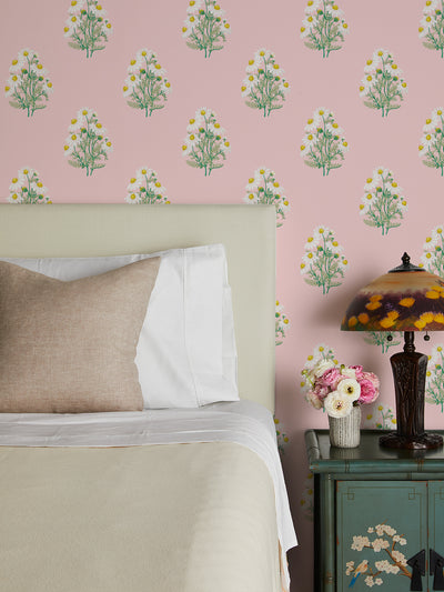 fleur de camomille wallpaper by sarah jessica parker slipper
