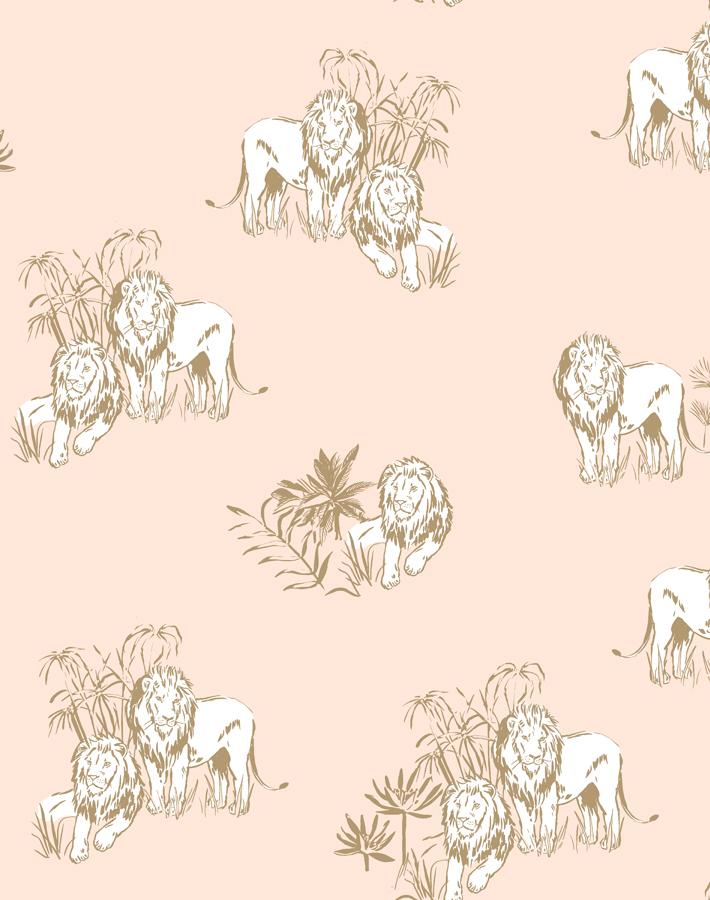 foliage lions peach