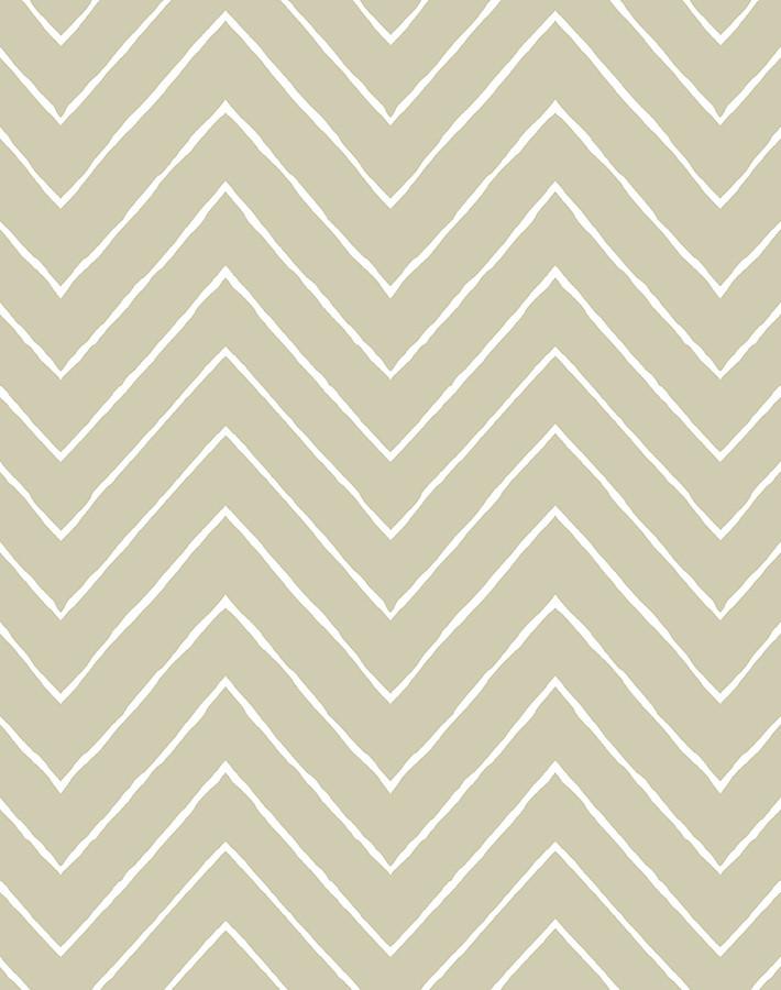 'Frances Chevron' Wallpaper by Wallshoppe - Safari