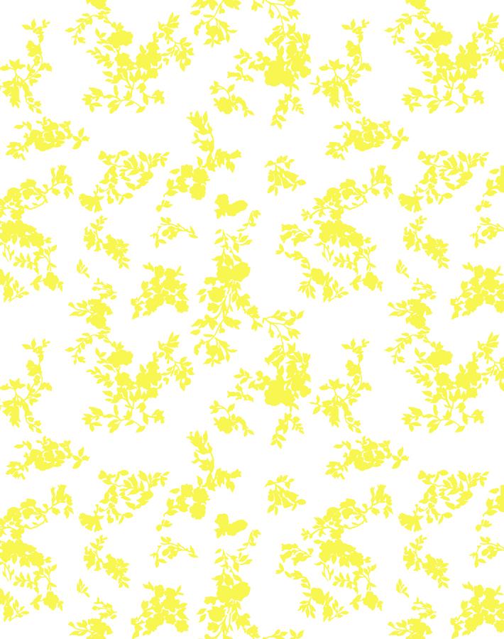 'Françoise Floral' Wallpaper by Clare V. - Yellow