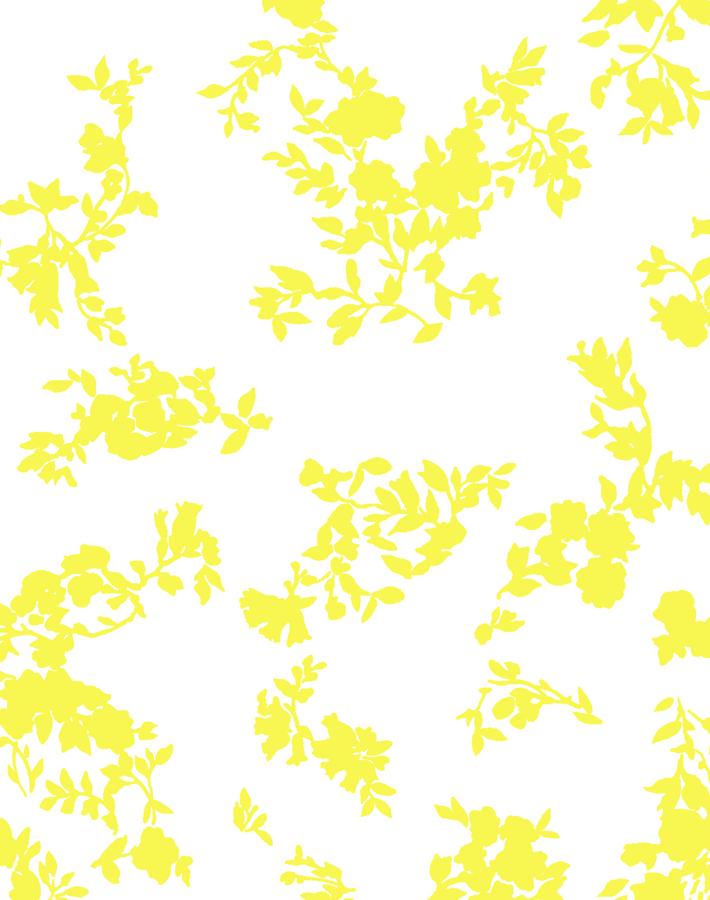'Françoise Floral' Wallpaper by Clare V. - Yellow