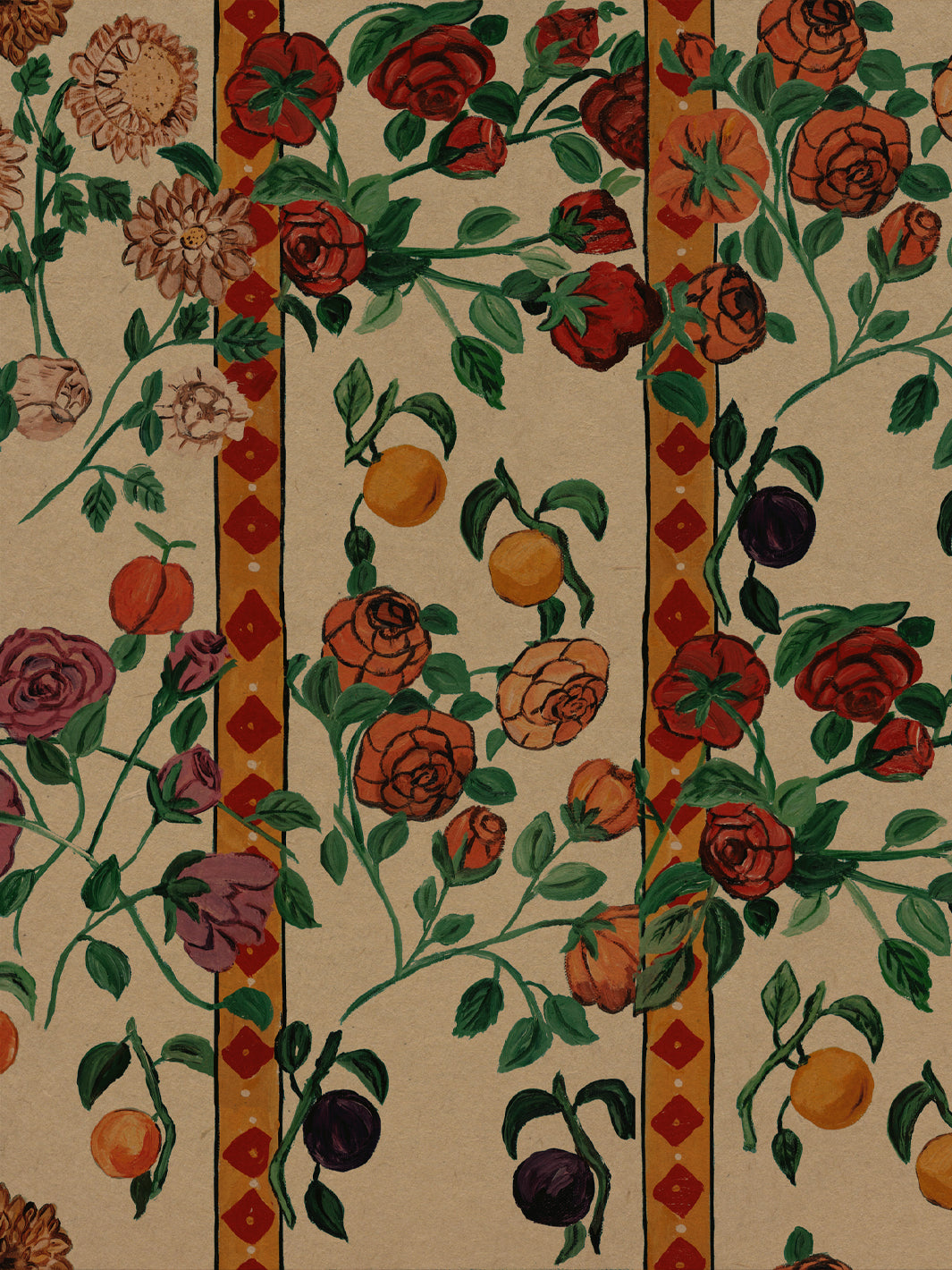 'Gallery Room Floral' Wallpaper by CAB x Carlyle - Kraft