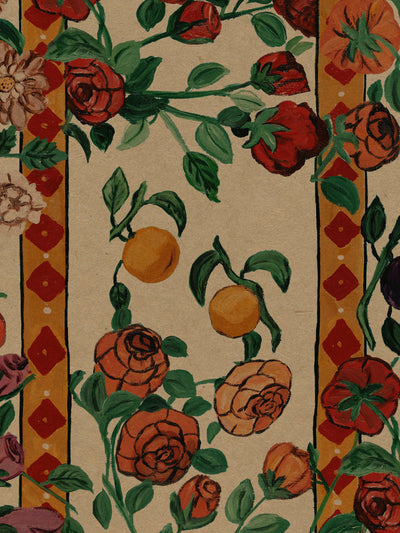'Gallery Room Floral' Wallpaper by CAB x Carlyle - Kraft