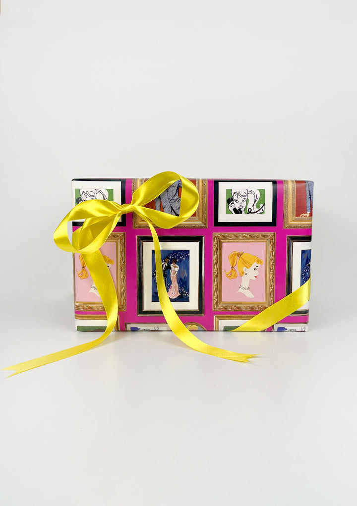 Gallery Walls Illustrated Barbie™ Gift Wrap - 219 Barbie™ Pink