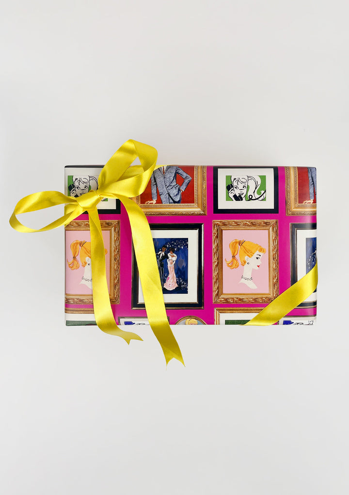 Gallery Walls Illustrated Barbie™ Gift Wrap - 219 Barbie™ Pink
