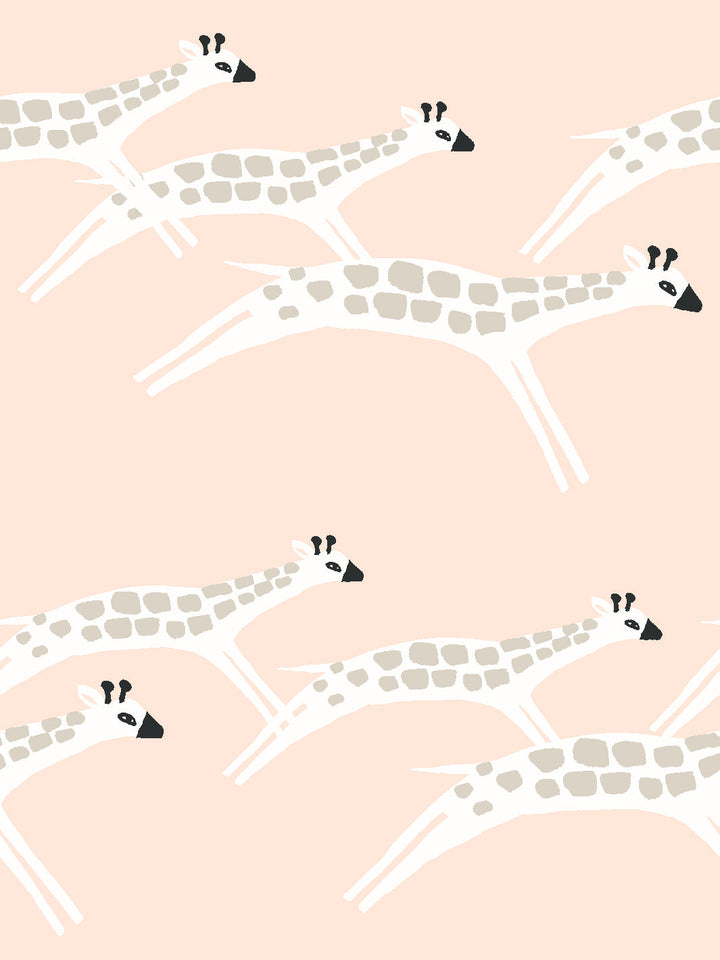 galloping-giraffes-wallpaper-by-tea-collection-peach