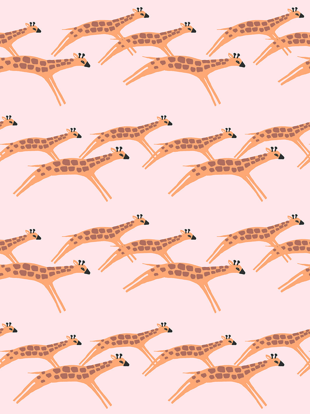 'Galloping Giraffes' Wallpaper by Tea Collection - Piggy Bank