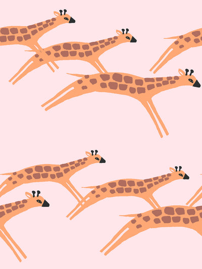 'Galloping Giraffes' Wallpaper by Tea Collection - Piggy Bank