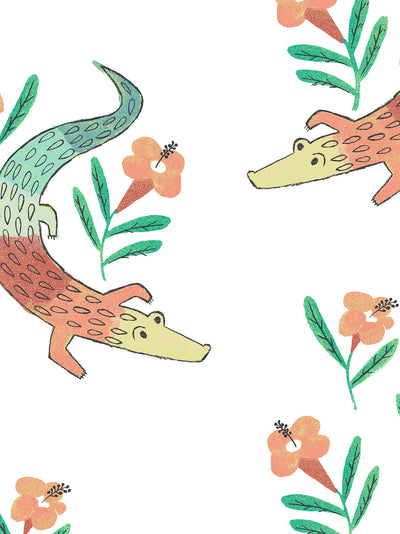 gator garden wallpaper by tea collection baja