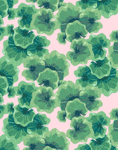 'Geranium Leaves' Wallpaper by Nathan Turner - Ballet Slipper