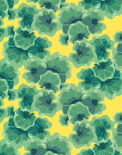 'Geranium Leaves' Wallpaper by Nathan Turner - Daffodil