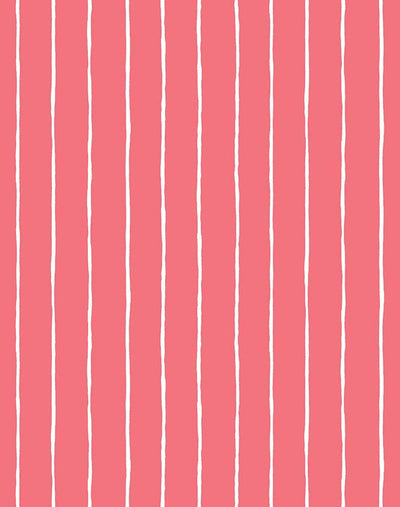 'Get In Line' Wallpaper by Wallshoppe - Flamingo