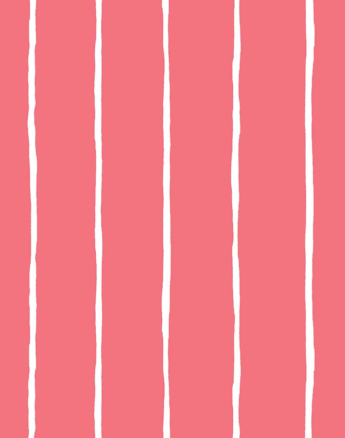 'Get In Line' Wallpaper by Wallshoppe - Flamingo