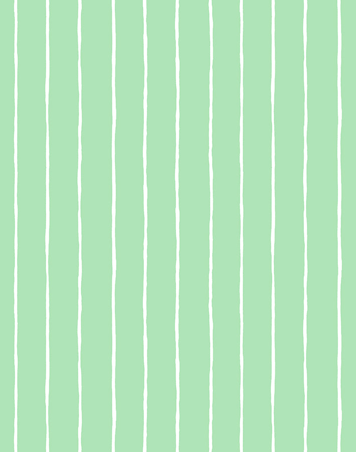 'Get In Line' Wallpaper by Wallshoppe - Green