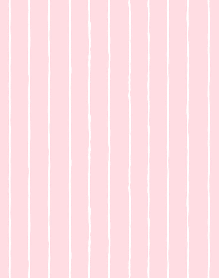 'Get In Line' Wallpaper by Wallshoppe - Pink