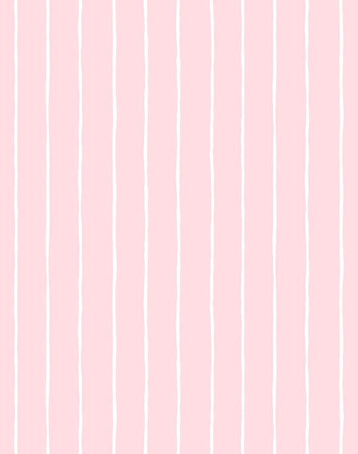 'Get In Line' Wallpaper by Wallshoppe - Pink