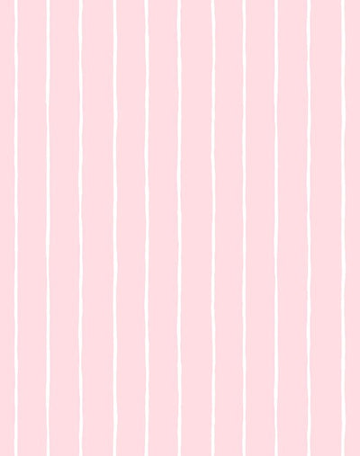 'Get In Line' Wallpaper by Wallshoppe - Pink