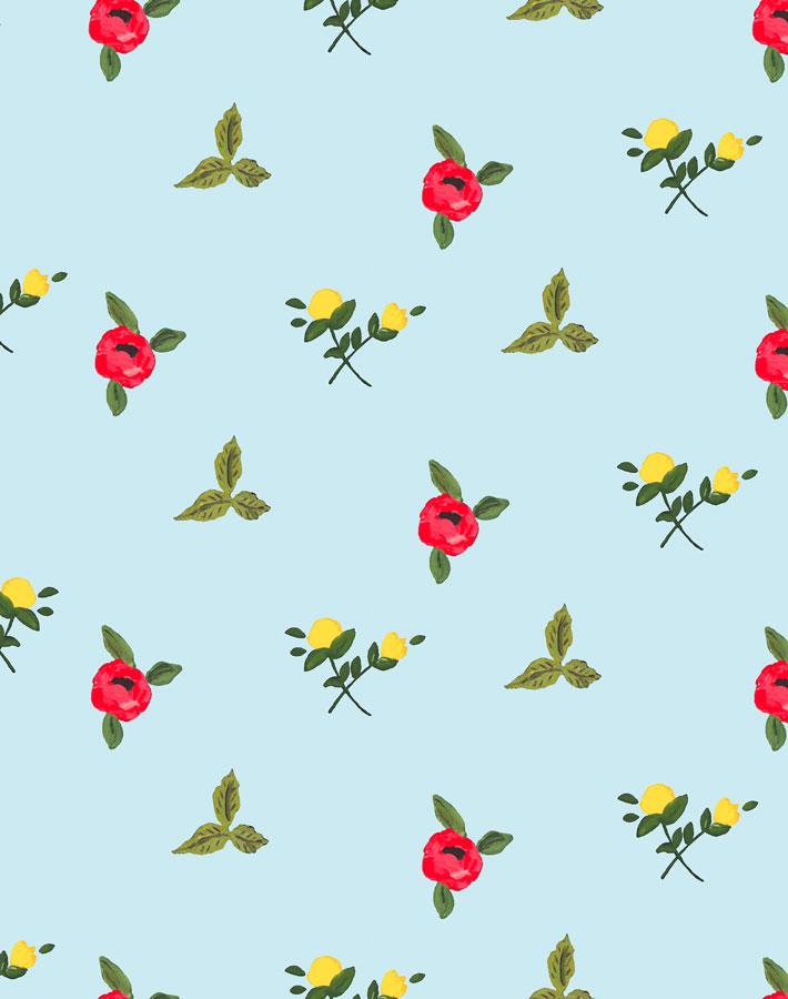 'Grand Villa Garden' Wallpaper by Carly Beck - Sky