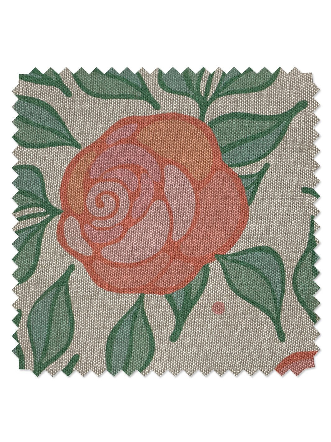 fabric by the yard groovy floral watermelon