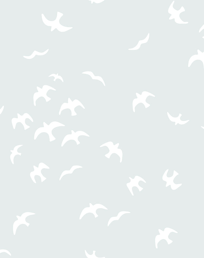 'Gulls' Wallpaper by Tea Collection - Fog