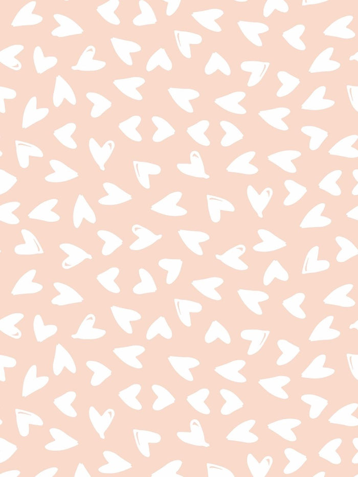 'Hearts' Wallpaper by Sugar Paper - Pink