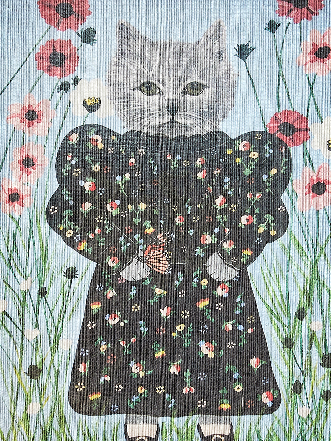 'Helen With Butterflies' by Carly Beck Art Print