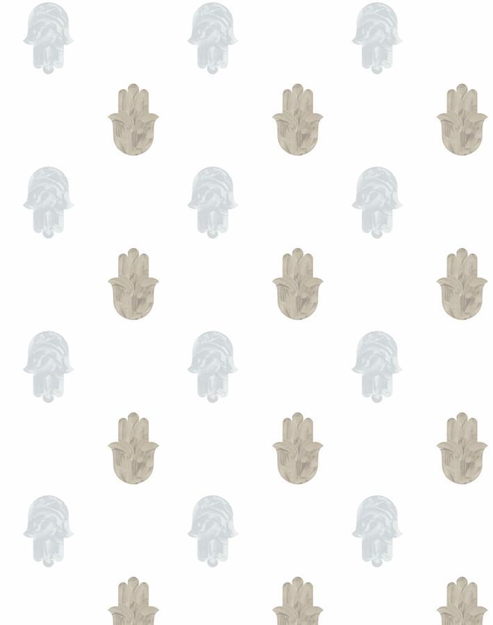 'Home Om' Wallpaper by Wallshoppe - Neutral