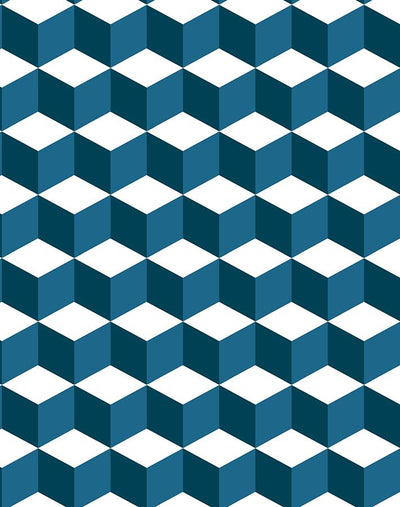 ice cubist indigo