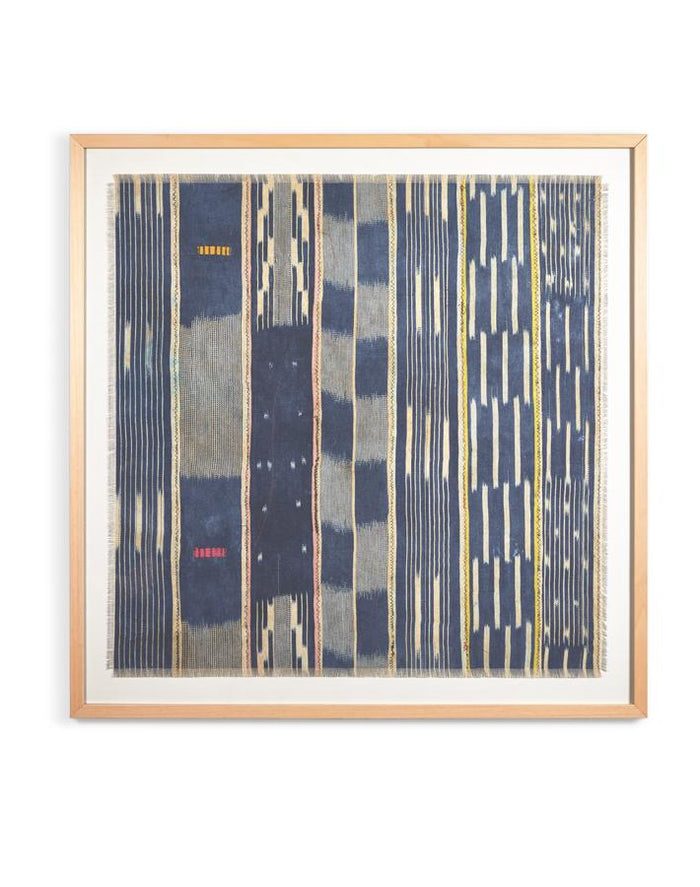 'Indigo Cloth' Framed Art by Chris Benz